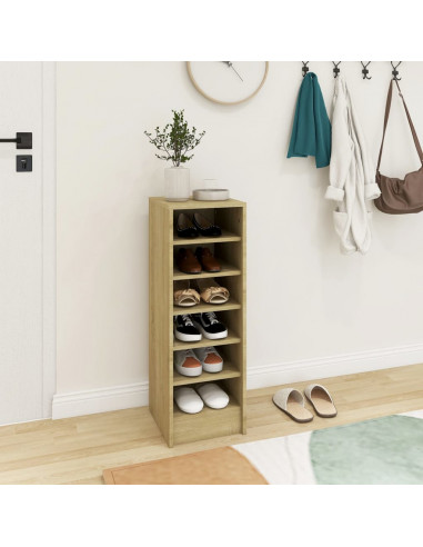 Scarpiera Rovere Sonoma 31,5x35x90 cm in Truciolato