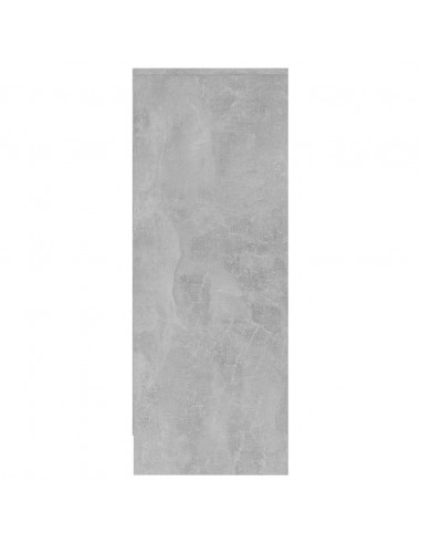 Scarpiera Grigio Cemento 31,5x35x90 cm in Truciolato