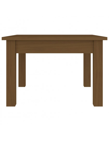 Tavolino da Salotto Miele 45x45x30 cm Legno Massello di Pino