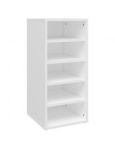 Scarpiere 2 pz Bianche 31,5x35x70 cm in Truciolato