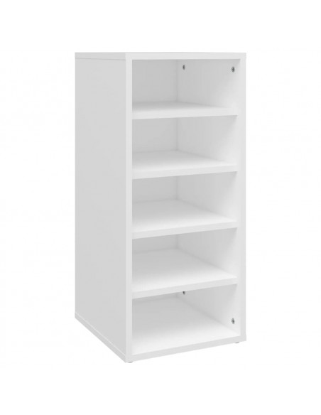Scarpiere 2 pz Bianche 31,5x35x70 cm in Truciolato