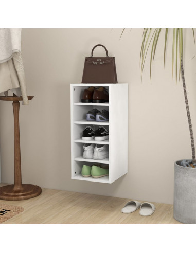 Scarpiera Bianca 31,5x35x70 cm in Truciolato