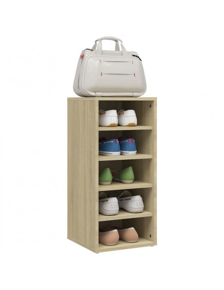 Scarpiere 2 pz Rovere Sonoma 31,5x35x70 cm in Truciolato