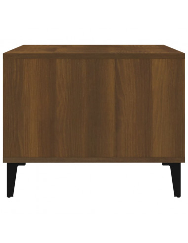 Tavolino da Salotto Rovere Marrone 60x50x40cm Legno Multistrato