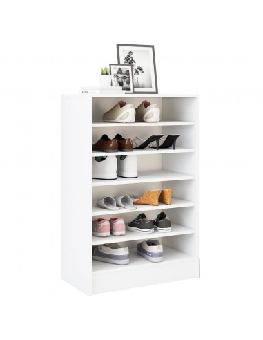 Scarpiera Bianca 60x35x92 cm in Truciolato