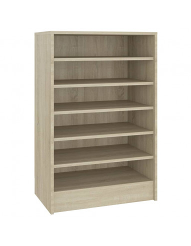 Scarpiera Rovere Sonoma 60x35x92 cm in Truciolato