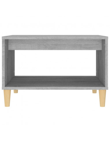 Tavolino da Salotto Grigio Sonoma 60x50x40 cm Legno Multistrato