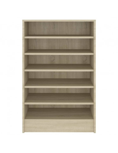 Scarpiera Rovere Sonoma 60x35x92 cm in Truciolato