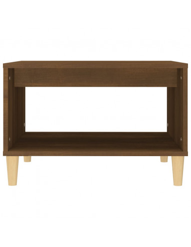 Tavolino da Salotto Rovere Marrone 60x50x40cm Legno Multistrato