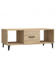 Tavolino da Salotto Rovere Sonoma 102x50x40cm Legno Multistrato 2