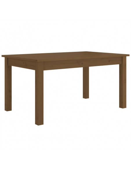 Tavolino da Salotto Miele 80x50x40 cm Legno Massello di Pino