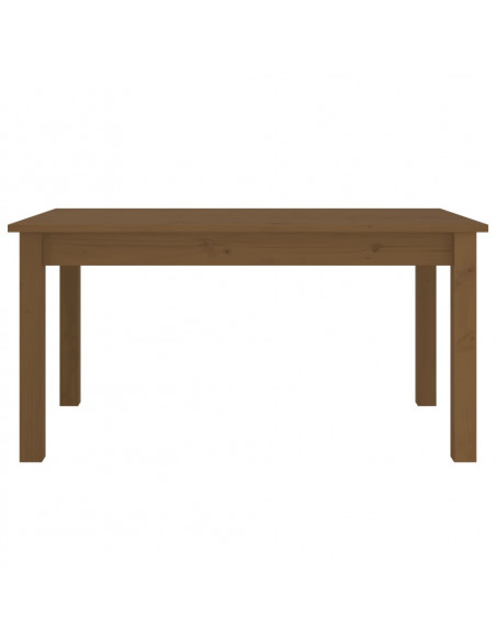 Tavolino da Salotto Miele 80x50x40 cm Legno Massello di Pino