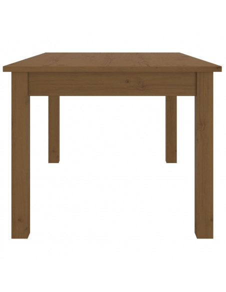 Tavolino da Salotto Miele 80x50x40 cm Legno Massello di Pino