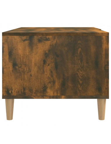 Tavolino da Salotto Rovere Fumo 89,5x50x40 cm Legno Multistrato