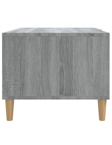 Tavolino Salotto Grigio Sonoma 89,5x50x40 cm Legno Multistrato
