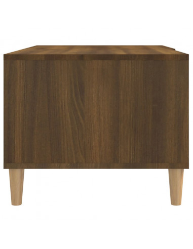 Tavolino Salotto Rovere Marrone 89,5x50x40 cm Legno Multistrato
