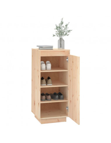 Scarpiera 35x35x80 cm in Legno Massello di Pino