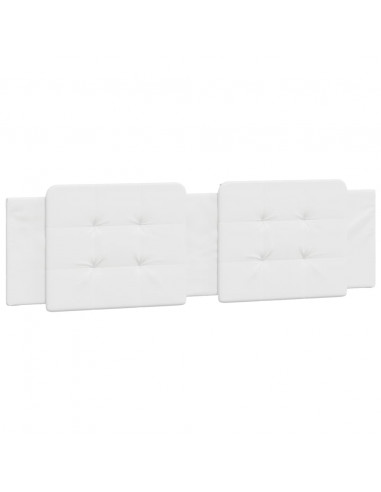 Cuscino Testiera Bianco 180 cm in Similpelle