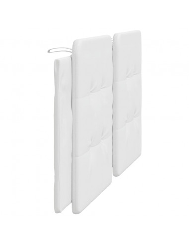 Cuscino Testiera Bianco 180 cm in Similpelle