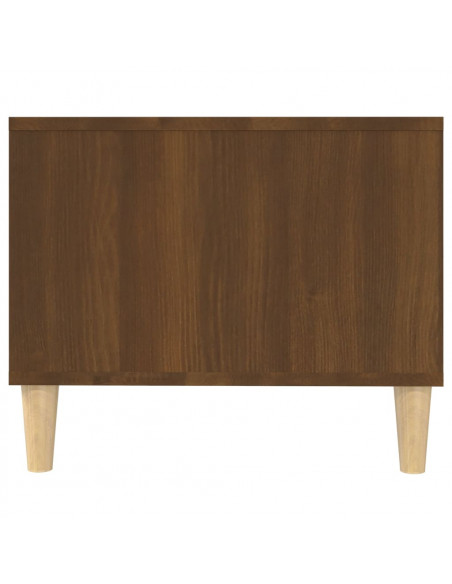Tavolino Salotto Rovere Marrone 102x50x40 cm Legno Multistrato