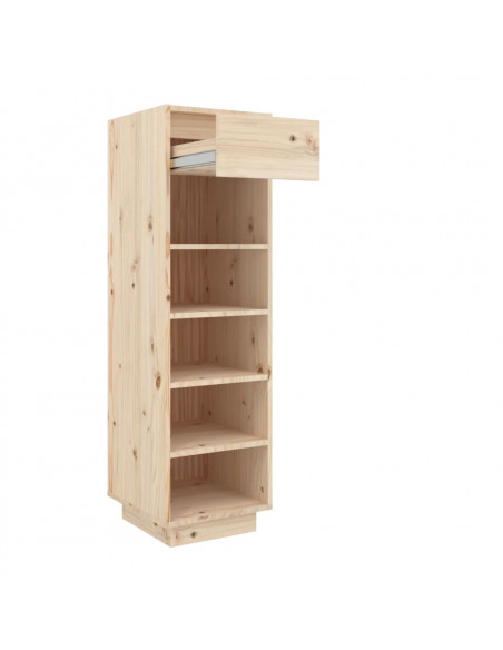 Scarpiera 30x34x105 cm in Legno Massello di Pino