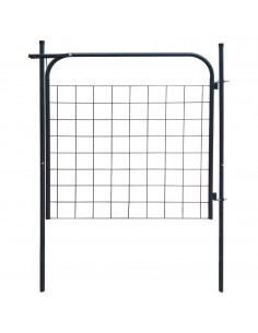 Recinzione da Giardino 100x100 cm Antracite 2