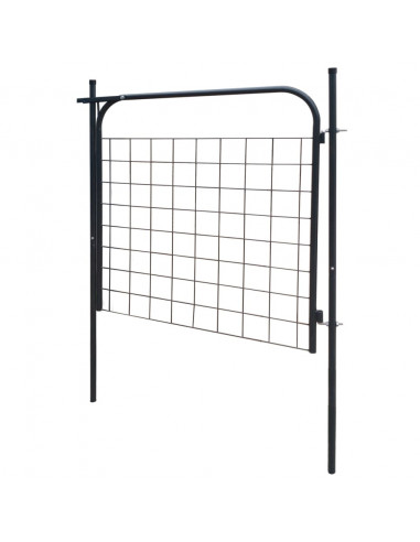 Recinzione da Giardino 100x100 cm Antracite