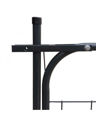 Recinzione da Giardino 100x100 cm Antracite