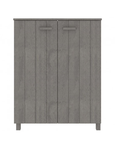Scarpiera HAMAR Grigio Chiaro 85x40x108 cm in Legno di Pino