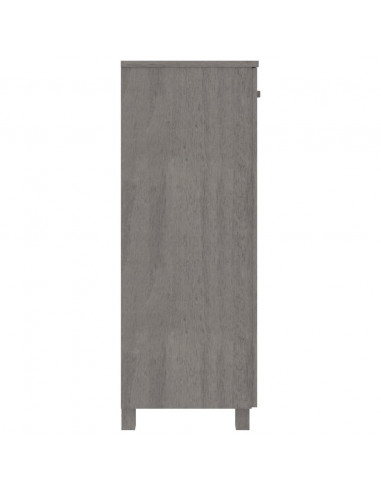 Scarpiera HAMAR Grigio Chiaro 85x40x108 cm in Legno di Pino