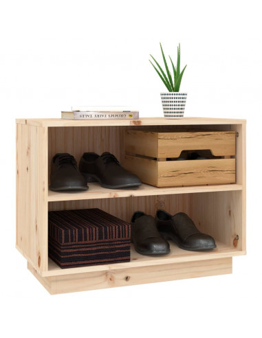 Scarpiera 60x34x45 cm in Legno Massello di Pino