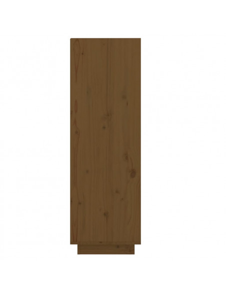 Scarpiera Miele 30x34x105 cm in Legno Massello di Pino