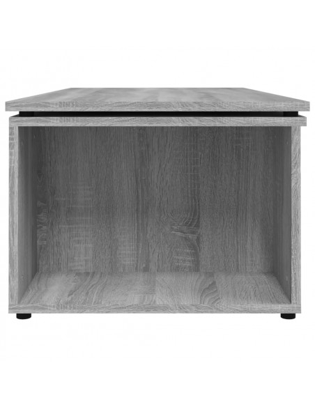Tavolino da Salotto Grigio Sonoma 150x50x35cm Legno Multistrato