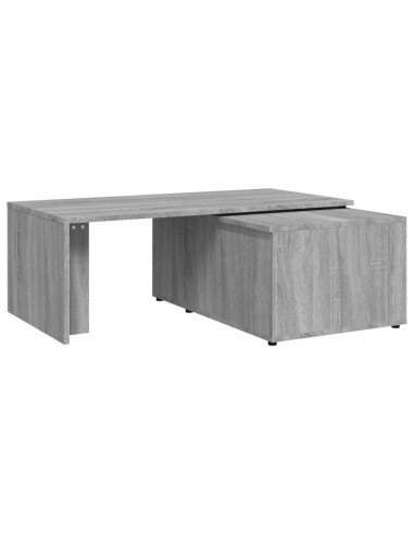 Tavolino da Salotto Grigio Sonoma 150x50x35cm Legno Multistrato