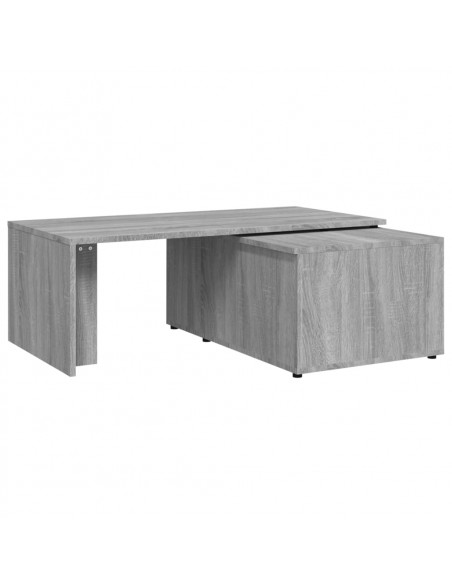 Tavolino da Salotto Grigio Sonoma 150x50x35cm Legno Multistrato