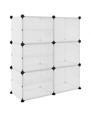 Scarpiera Trasparente 84x31,5x93 cm in PP