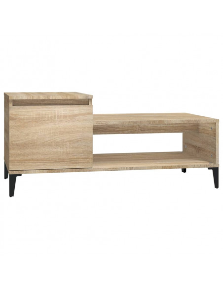 Tavolino da Salotto Rovere Sonoma 100x50x45cm Legno Multistrato