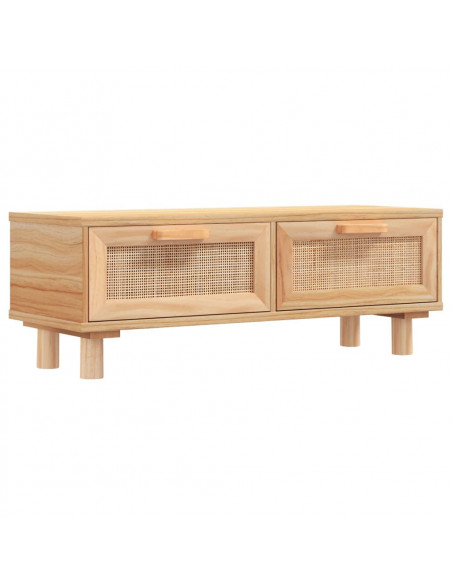 Tavolino Marrone 80x40x30 cm Legno Multistrato e Massello Pino