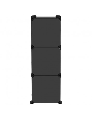 Organizzatore Portaoggetti con 9 Cubi e Ante Trasparenti in PP