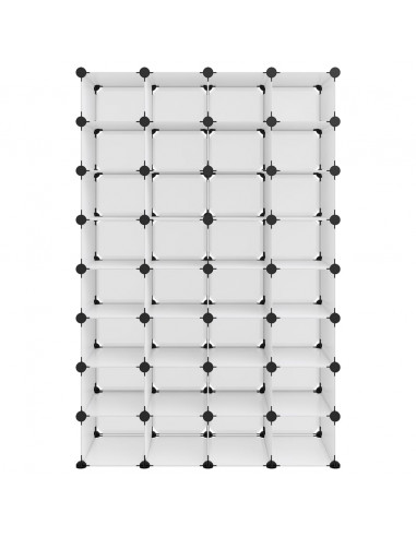 Scarpiera Trasparente 93x36,5x140 cm in PP