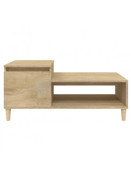 Tavolino da Salotto Rovere Sonoma 100x50x45cm Legno Multistrato