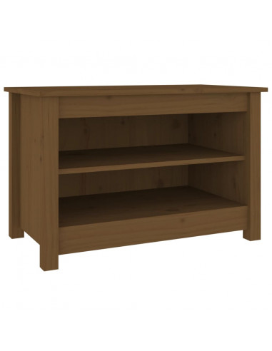 Scarpiera Miele 70x38x45,5 cm in Legno Massello di Pino