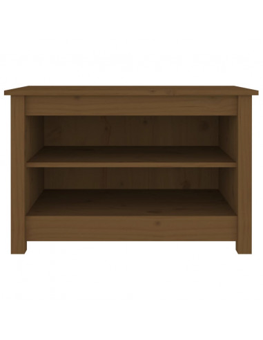 Scarpiera Miele 70x38x45,5 cm in Legno Massello di Pino
