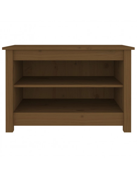 Scarpiera Miele 70x38x45,5 cm in Legno Massello di Pino