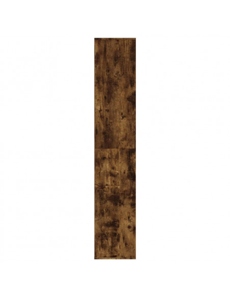 Scarpiera Rovere Fumo 54x34x183 cm in Legno Multistrato