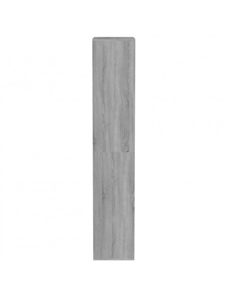 Scarpiera Grigio Sonoma 54x34x183 cm in Legno Multistrato