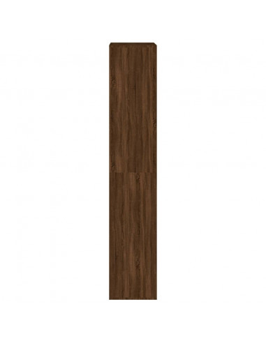 Scarpiera Rovere Marrone 54x34x183 cm in Legno Multistrato
