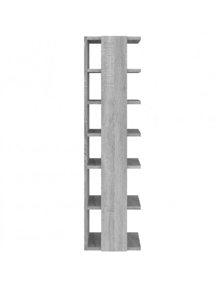 Scarpiere 2 pz Grigio Sonoma 27,5x27x102cm in Legno Multistrato
