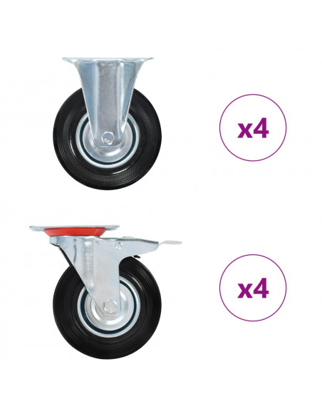 Rotelle 8 pz 125 mm