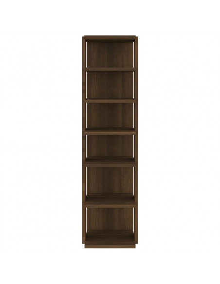 Scarpiere 2 pz Marrone Rovere 27,5x27x102 cm in Multistrato